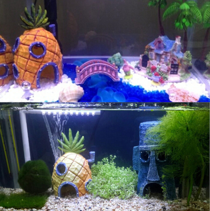 Pineapple House For Fish Tank