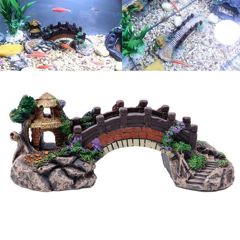 Fish Tank Landscape Bridge