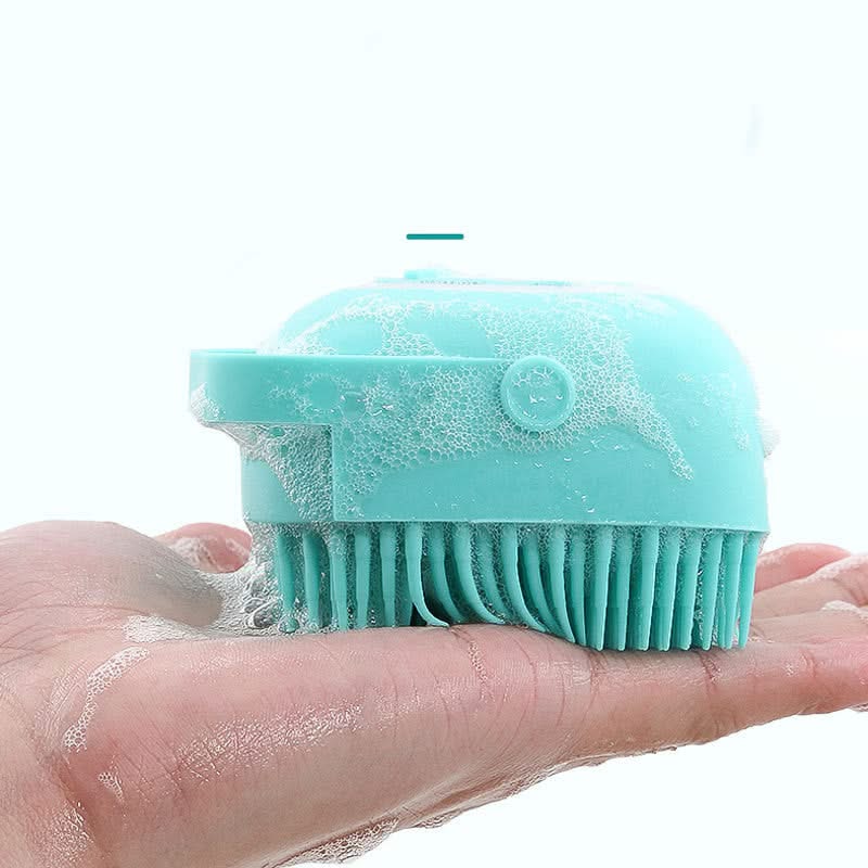 Pet silicone bath brush