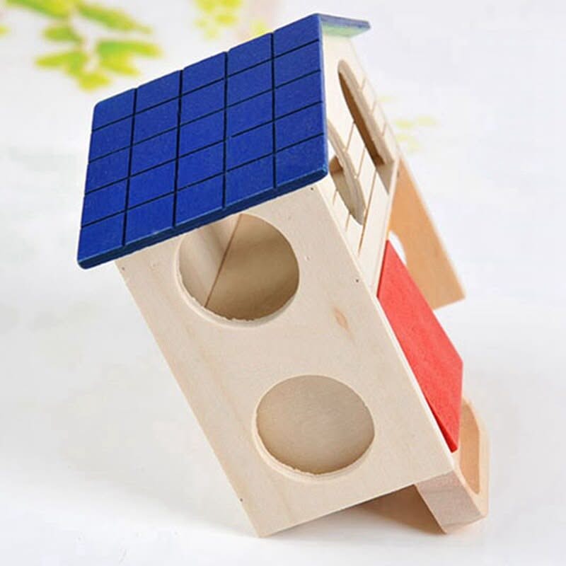 Double storey small pet house