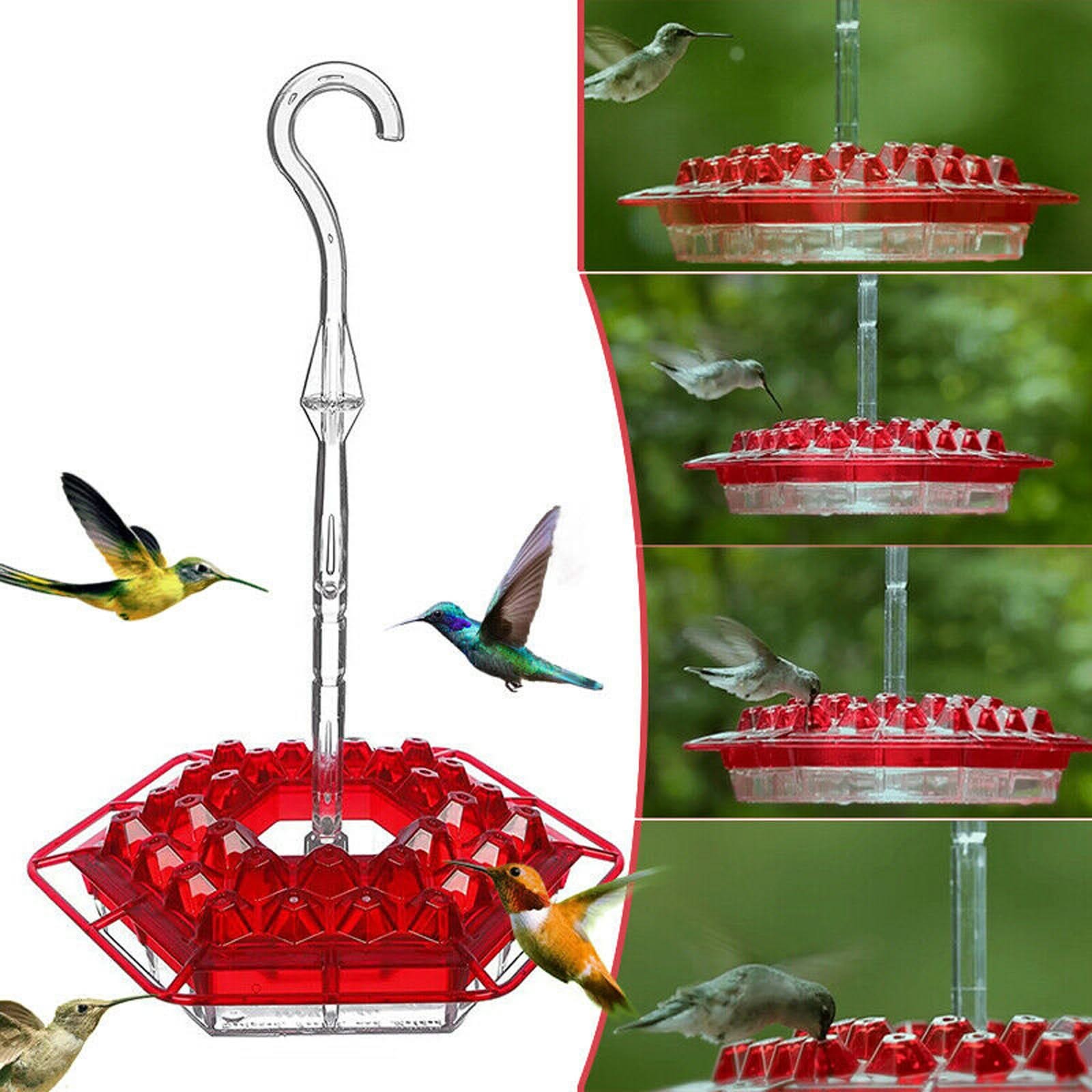 Flower Hexagonal Bird Feeder