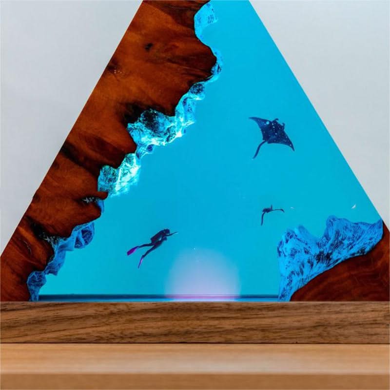 Fish Triangle Decorative Lamp