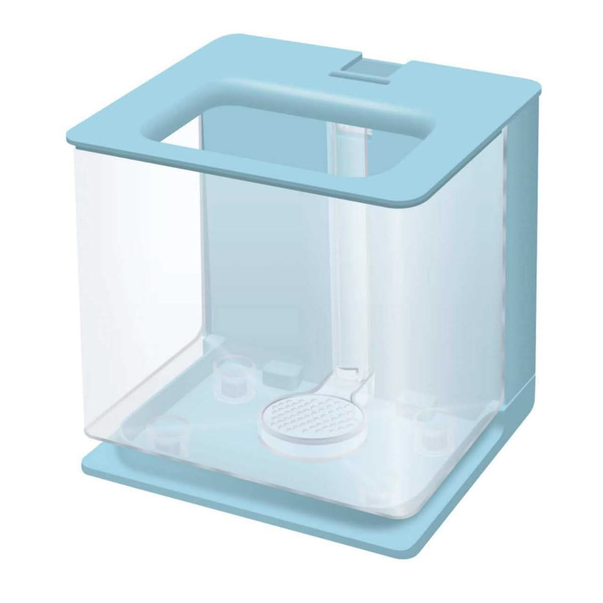Self-cleaning fish tank