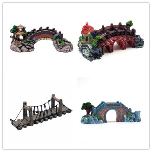 Fish Tank Landscape Bridge