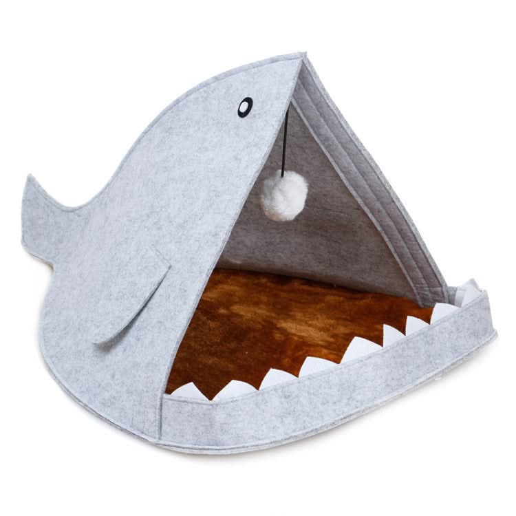 Shark pet cat nest