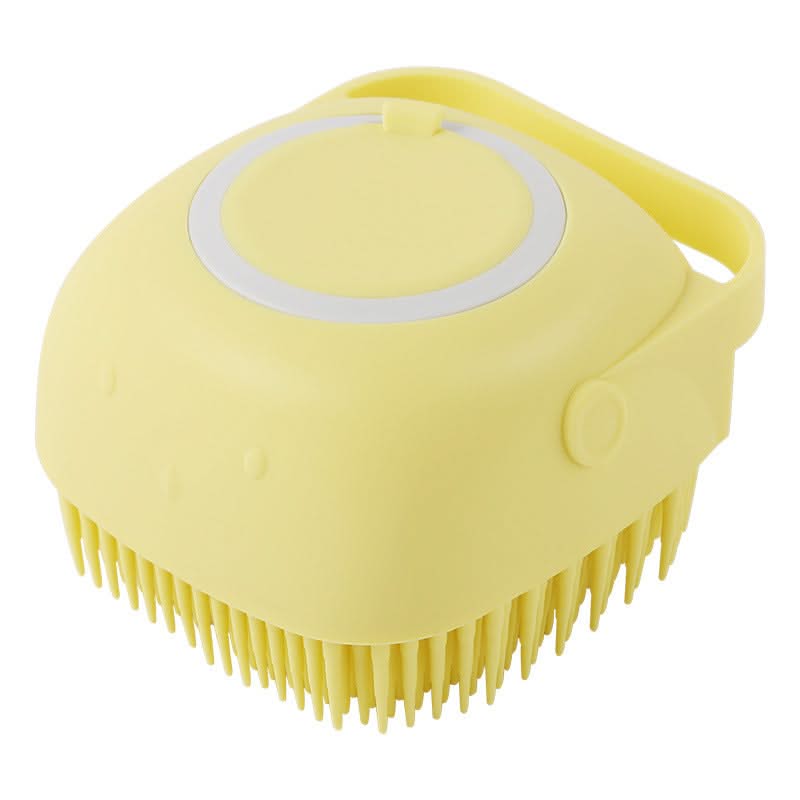 Pet silicone bath brush