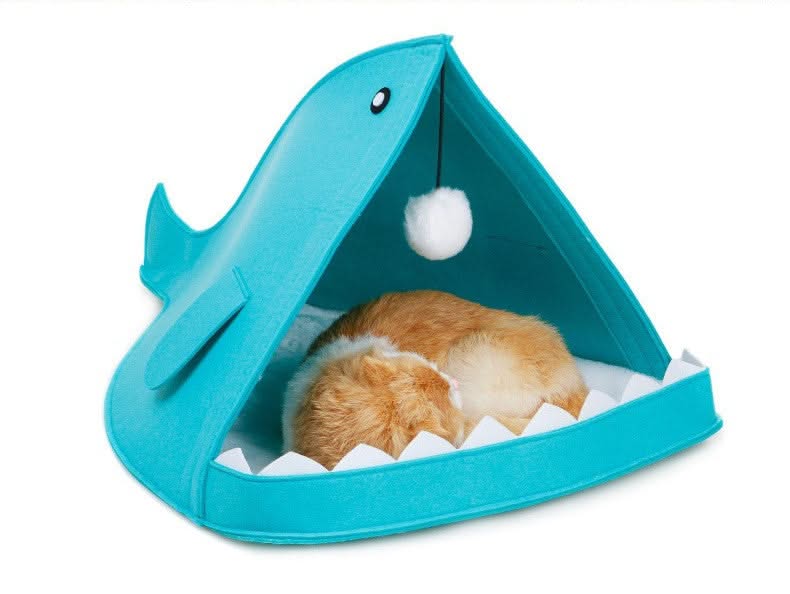 Shark pet cat nest