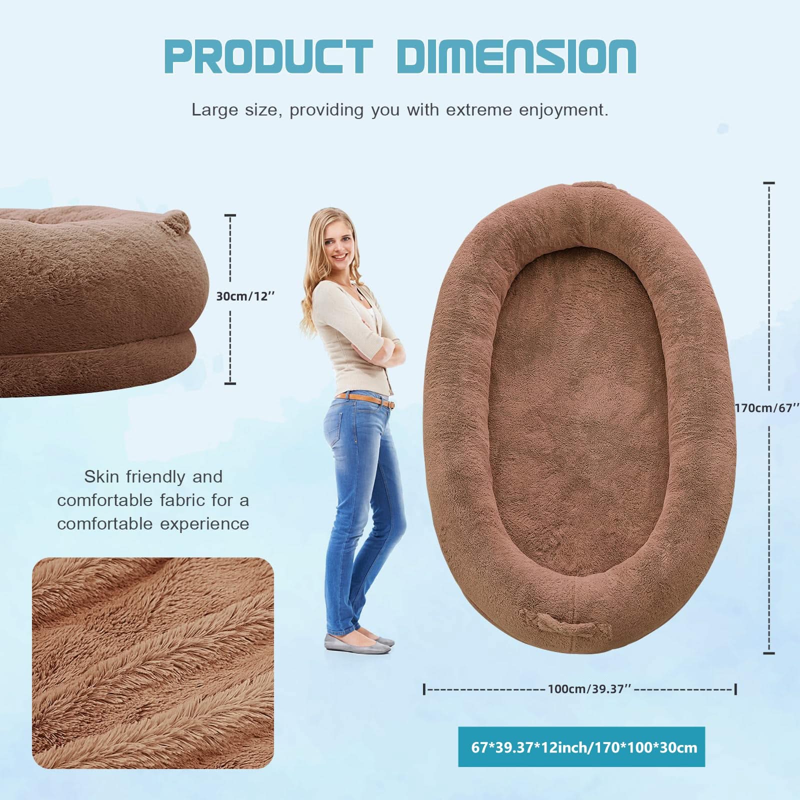 Dog Beds For Humans Size Fits