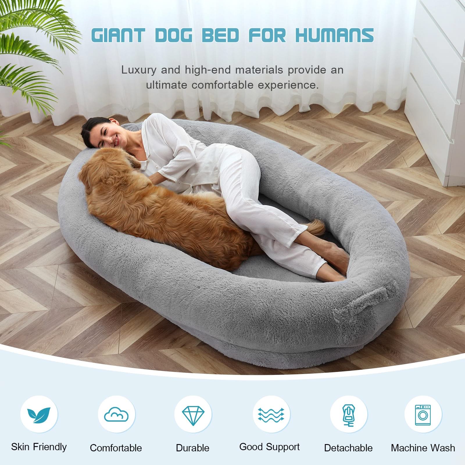 Dog Beds For Humans Size Fits