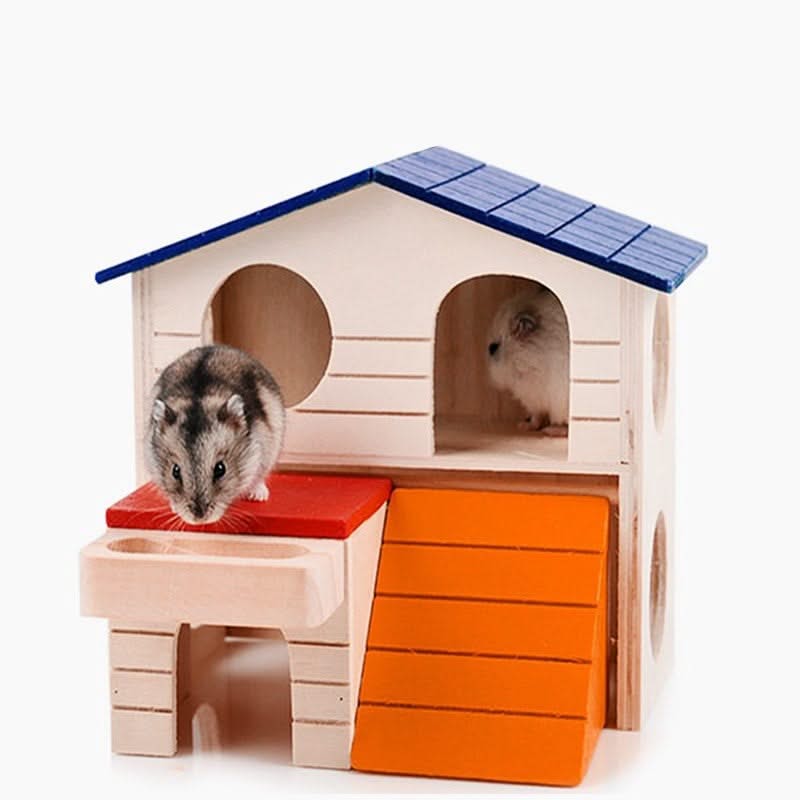 Double storey small pet house