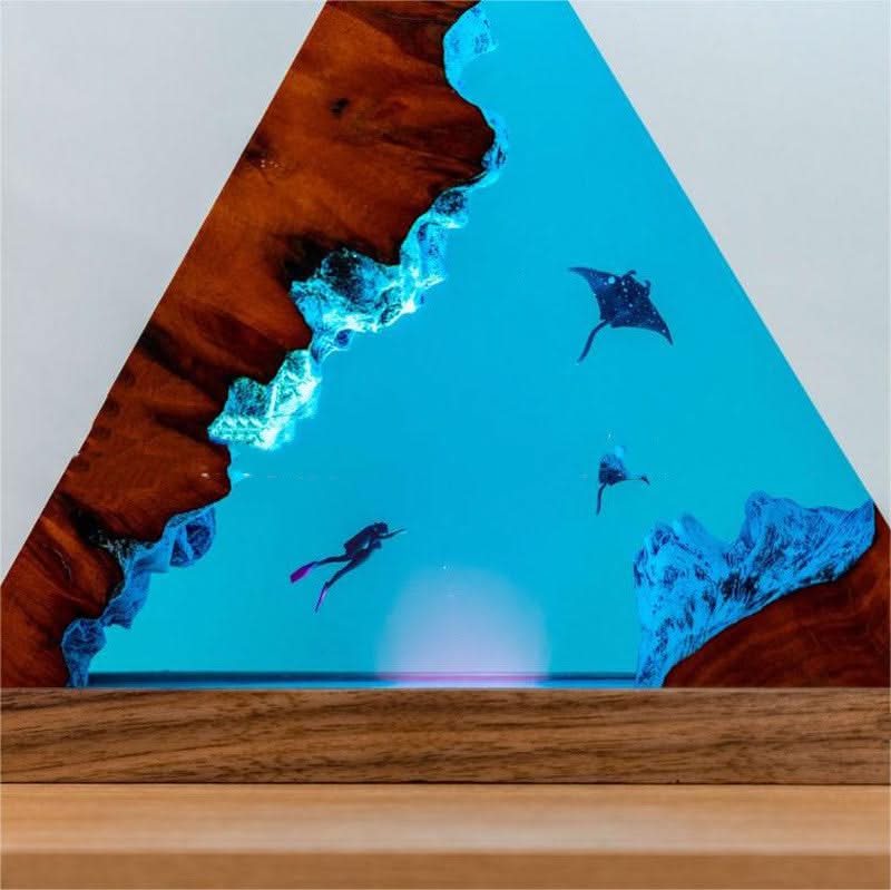 Fish Triangle Decorative Lamp