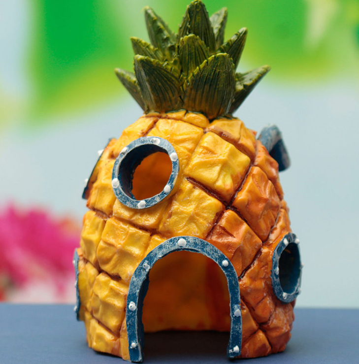 Pineapple House For Fish Tank