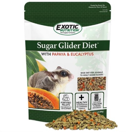 Sugar Glider Diet w Papaya & Eucalyptus 2 lb.