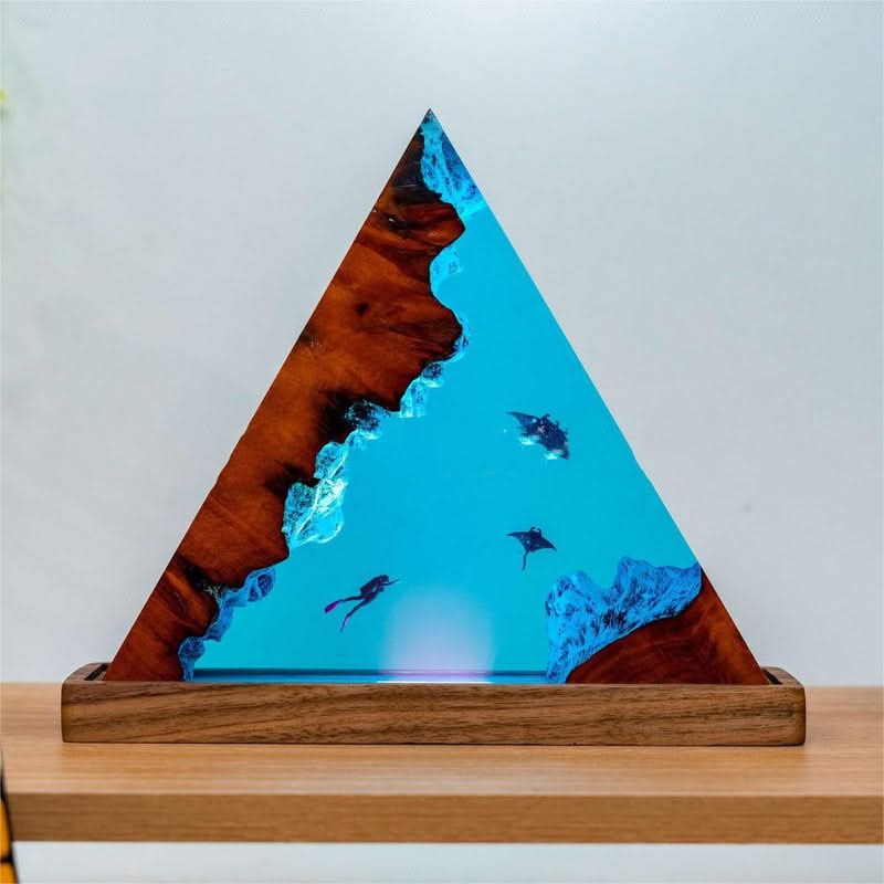Fish Triangle Decorative Lamp