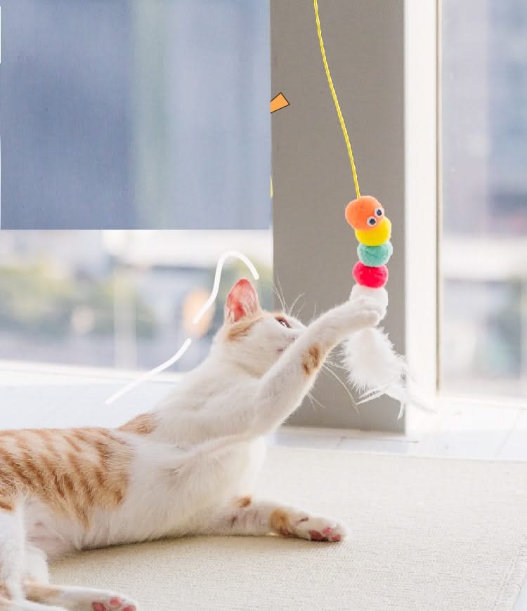 Cat Simulated Caterpillar Interactive Toy