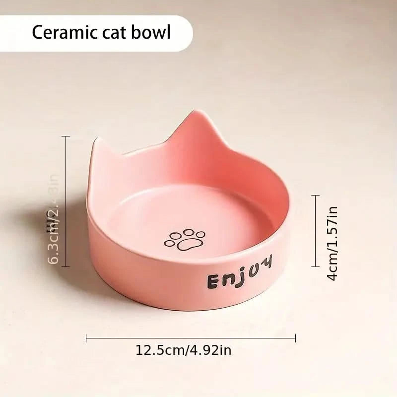 Cat bowl ceramic dog bowl bowl