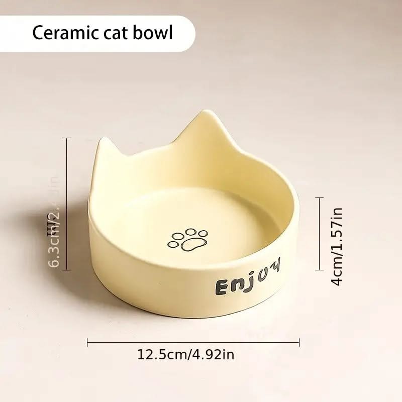 Cat bowl ceramic dog bowl bowl