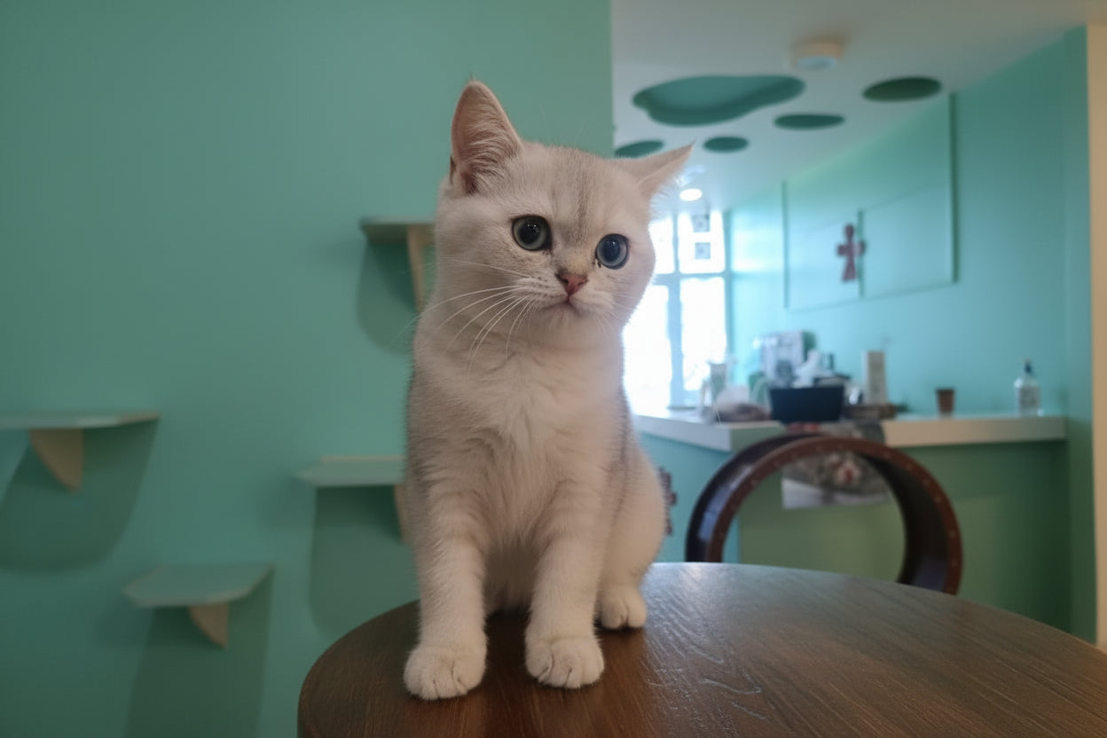 British Short Hair Female Silver Chinchilla