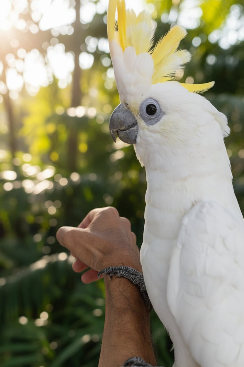 Sulphur-Crested Cockatoo Birds
