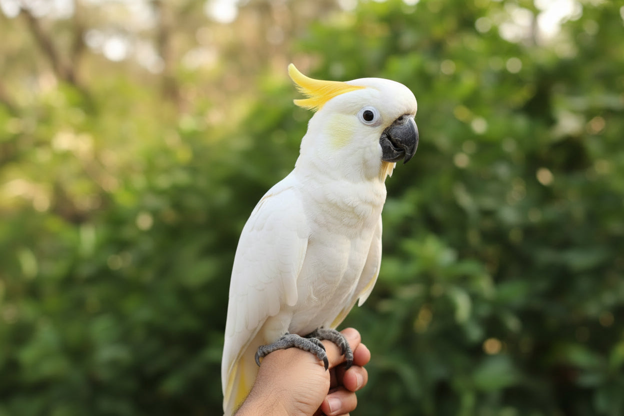 Sulphur-Crested Cockatoo Birds